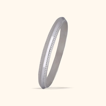 Urbane 925 Silver Kada Male - Silver Kada for Men